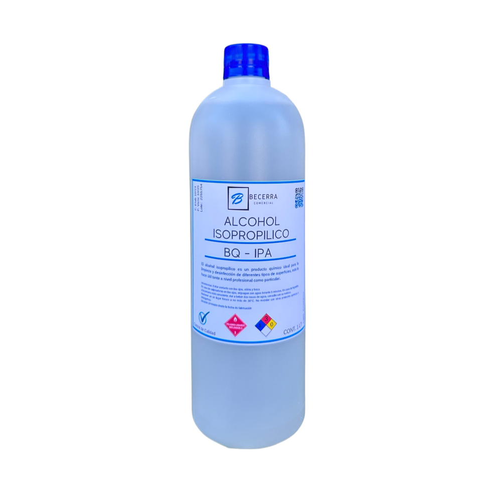 Alcohol Isopropilico IPA 99,9 Puro 1 LT