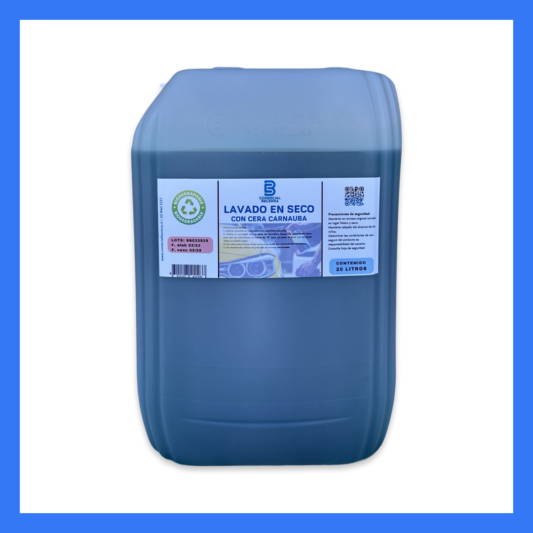 Lavado Seco Con Carnauba 20 LT