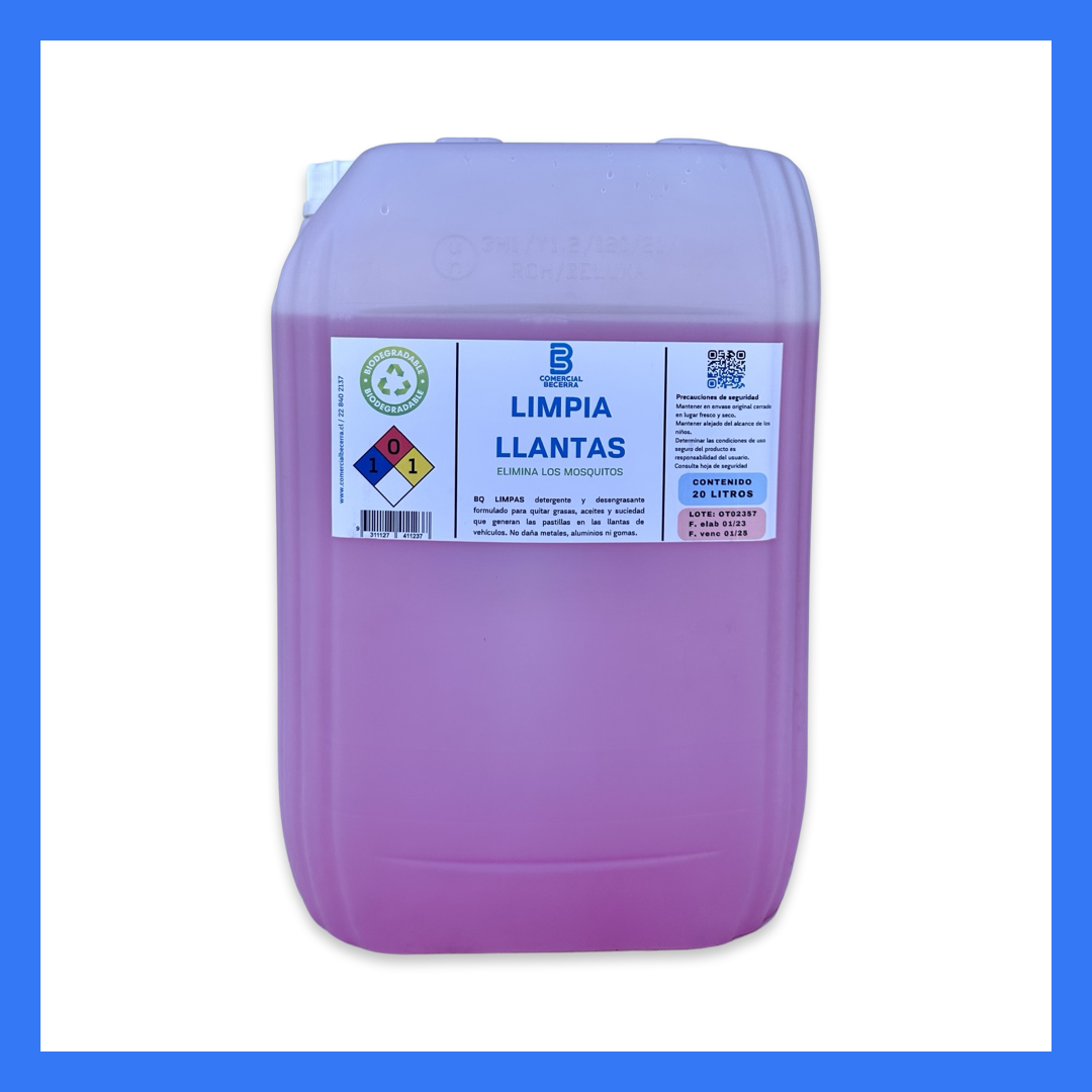 Limpia Llantas Enérgico 20 LT