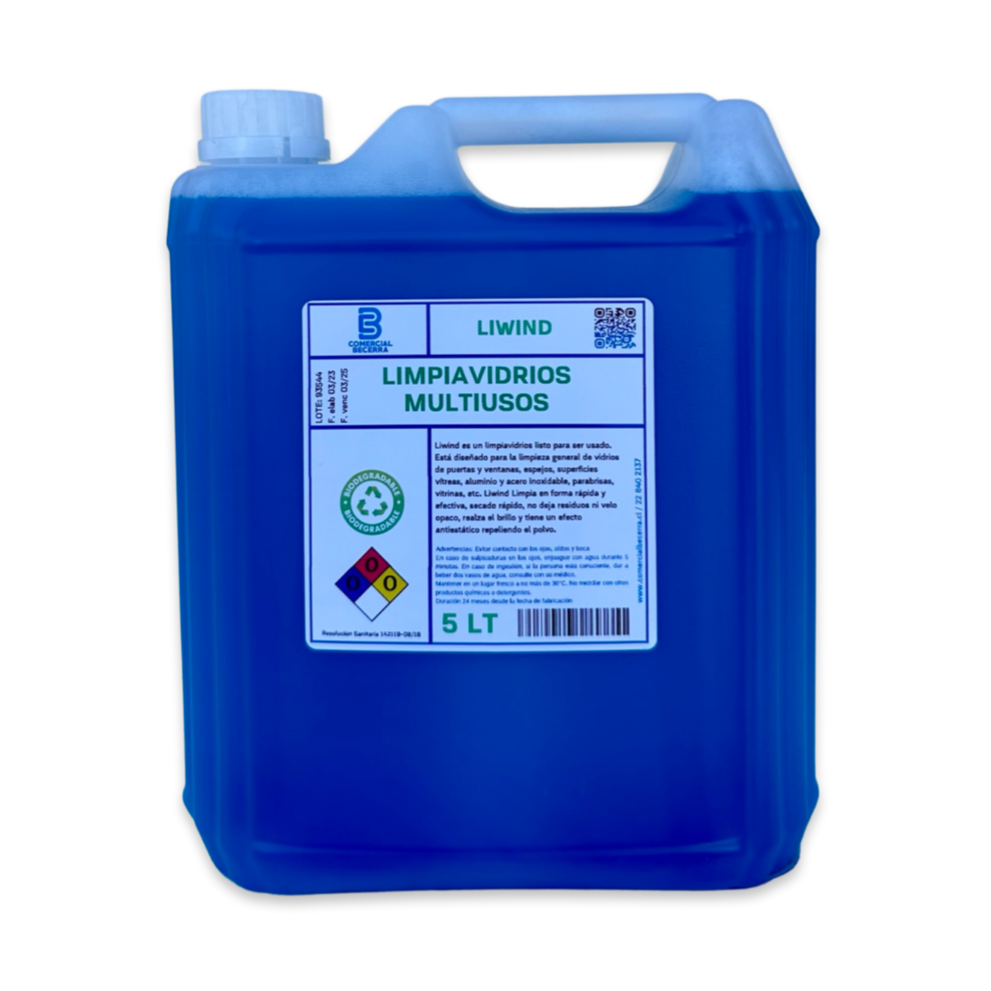 Limpia Vidrios Multiusos 5 LT