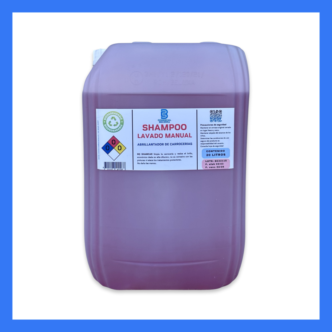 Shampoo para Automóvil 20 LT