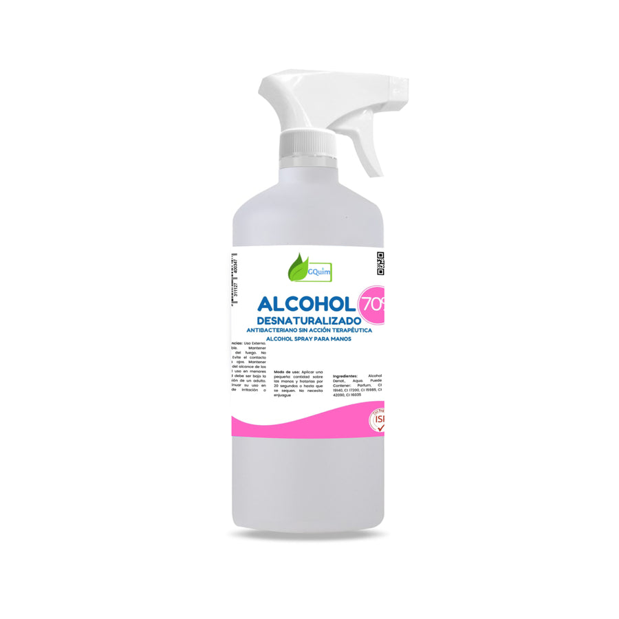 Alcohol Desnaturalizado 70% 1 LT Con Gatillo Reg ISP