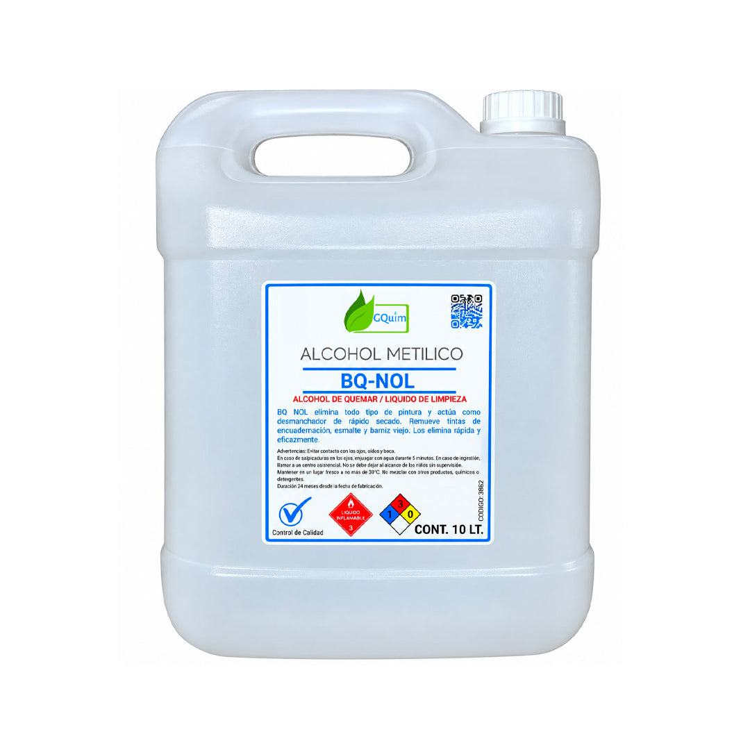Metanol Alcohol Metílico 10 LT