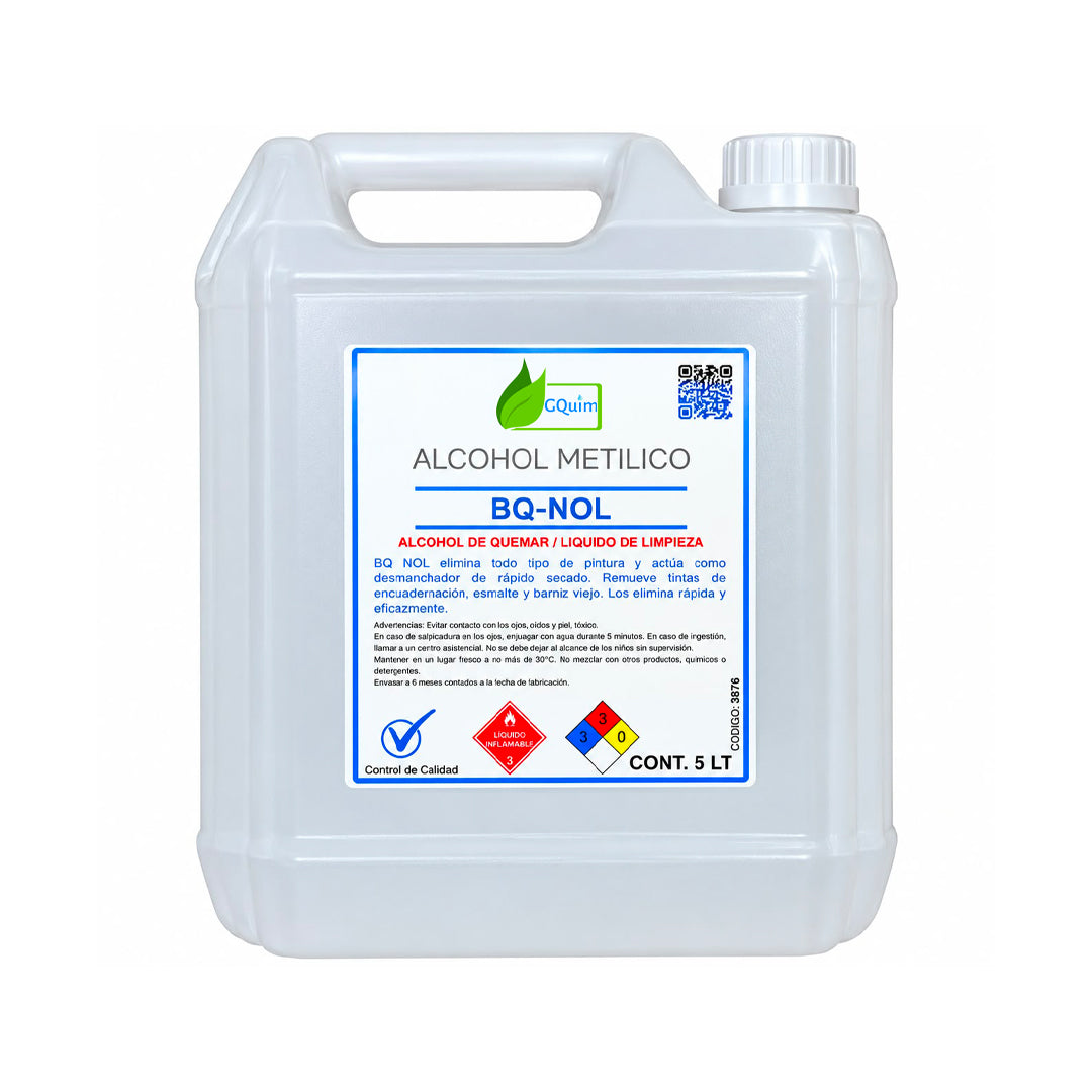 Metanol Alcohol Metílico 5 LT