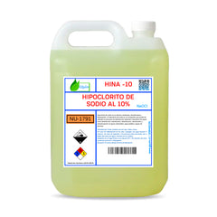 Hipoclorito de Sodio 10% 10 LT