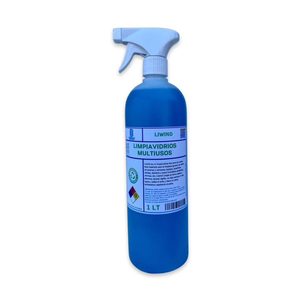 Limpia Vidrios Multiusos con Gatillo 1 LT
