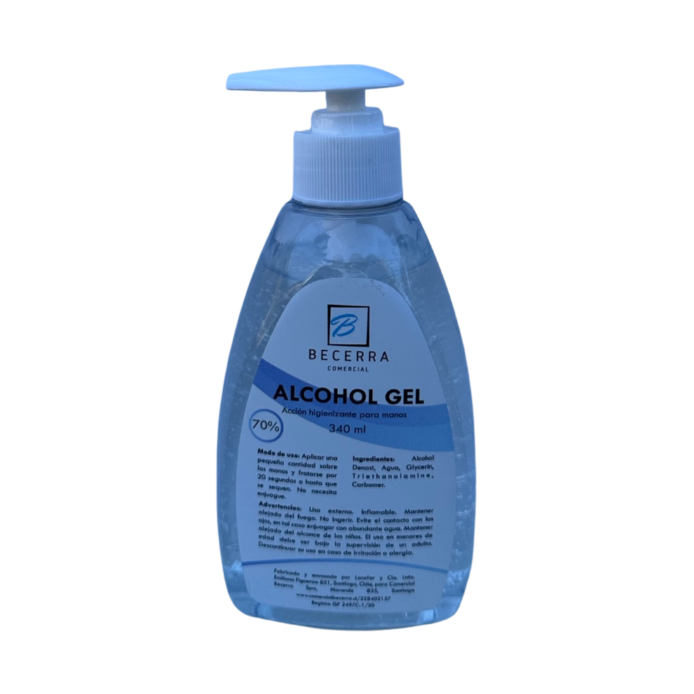 Alcohol Gel 340 ML Reg ISP 2497C-1/20