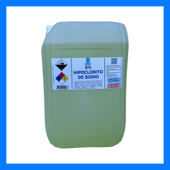 Hipoclorito de Sodio 5% 20 LT