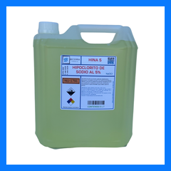 Hipoclorito de Sodio 5% 5 LT