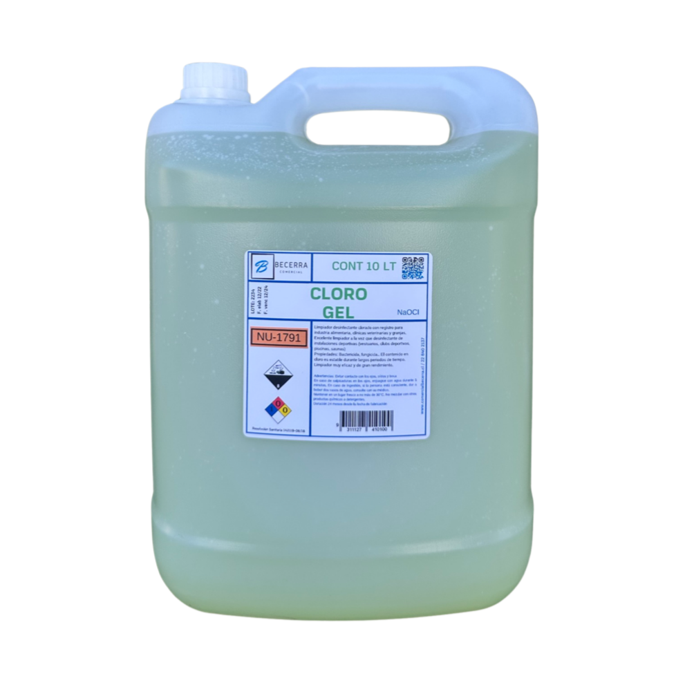 Cloro Gel 10 LT